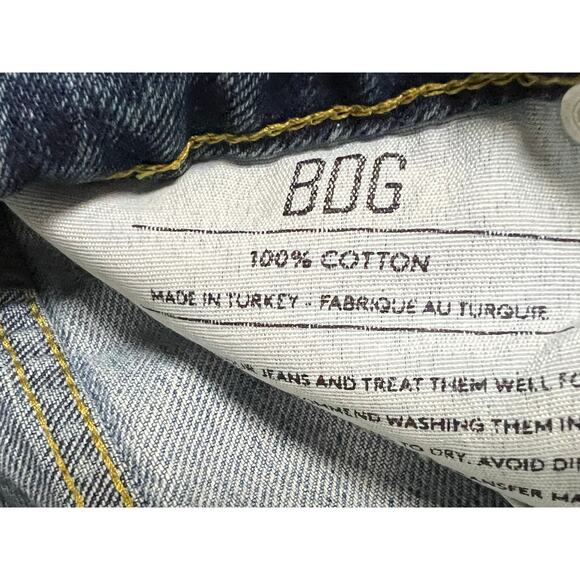 BDG Urban Outfitters Jeans Women's W25 L32 Patchwork Blue Jessye Straight Leg - Picture 6 of 6